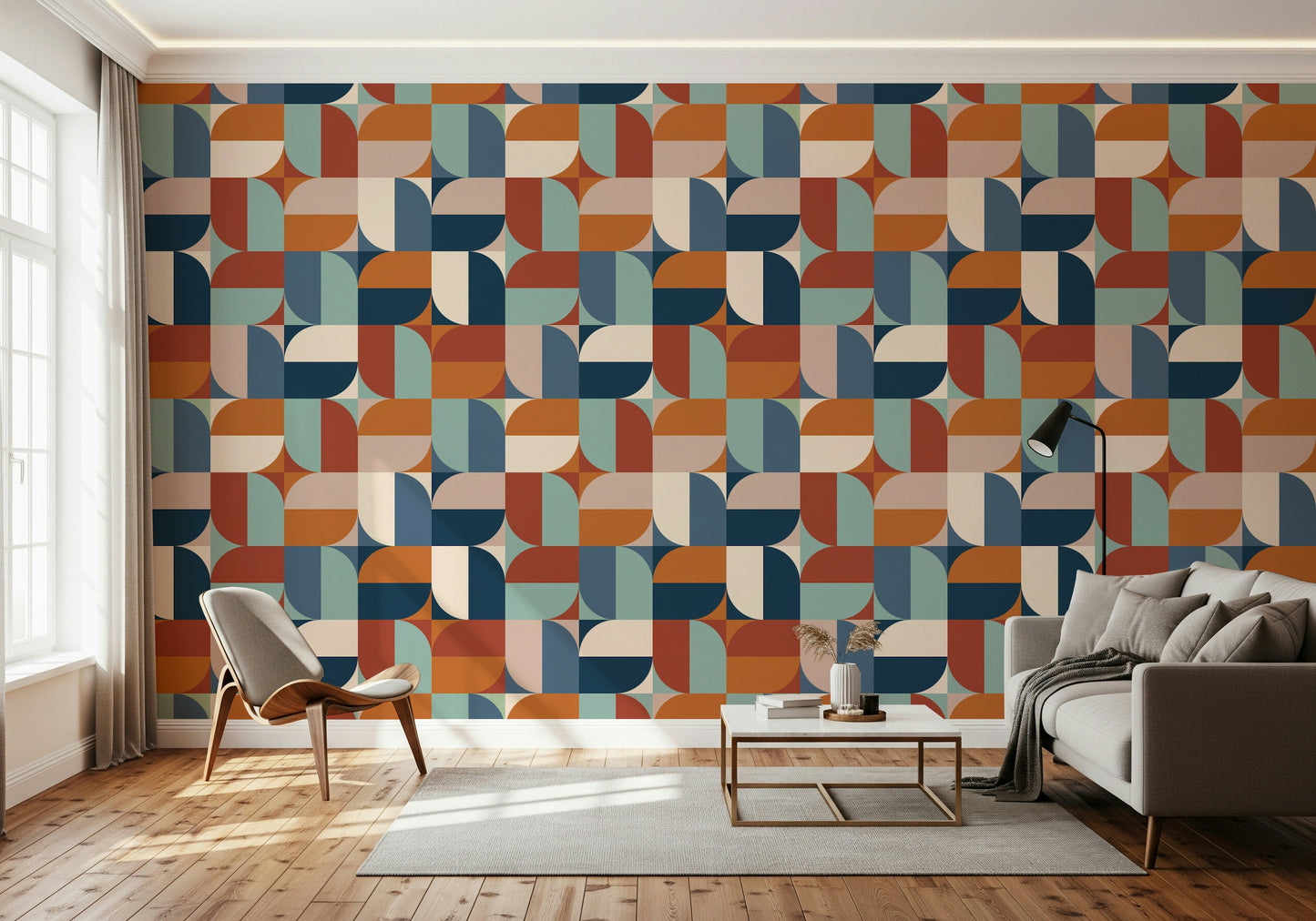 Modern Curves Wallpaper⁠