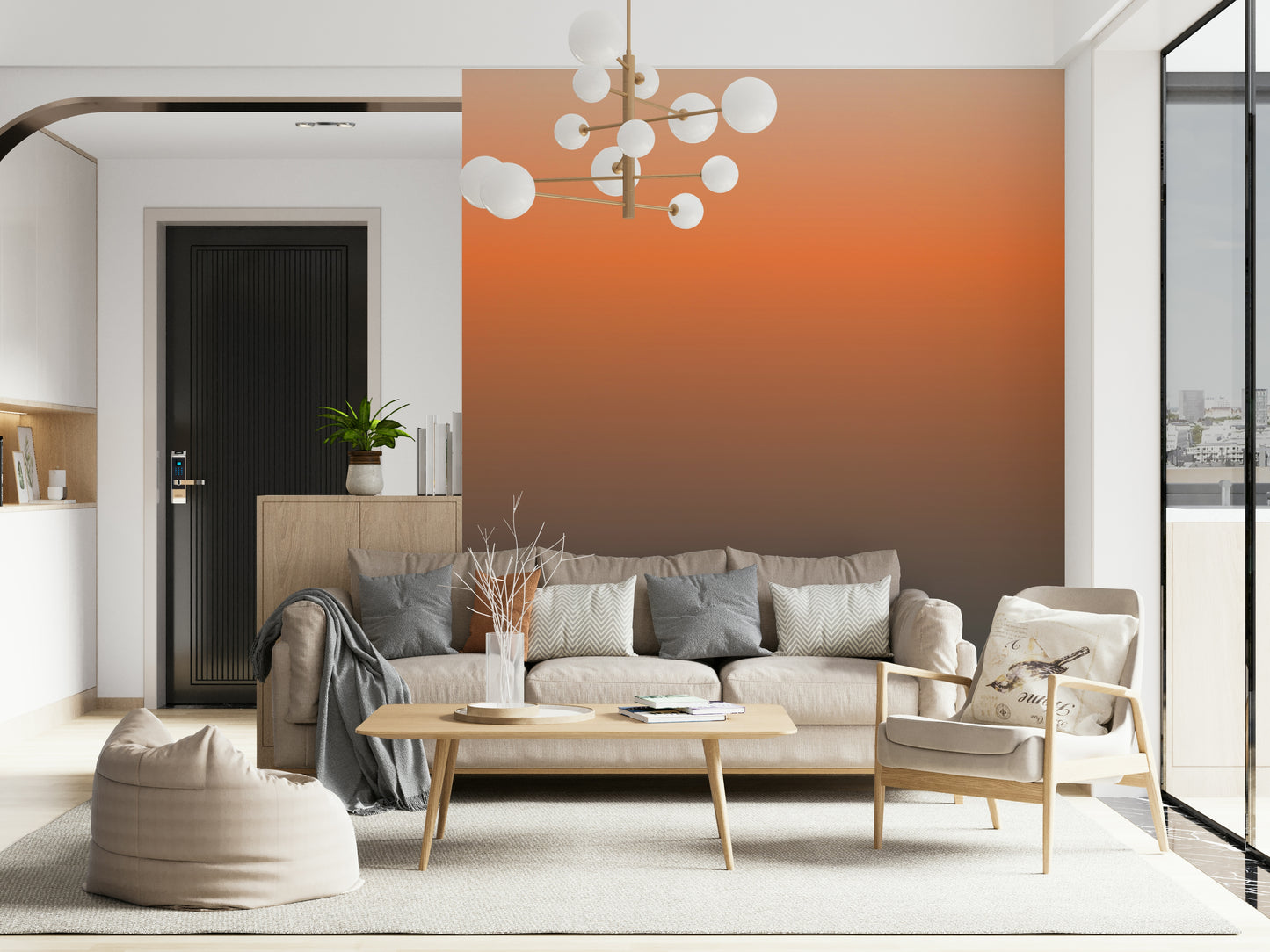 Dusk Horizon Wall Mural