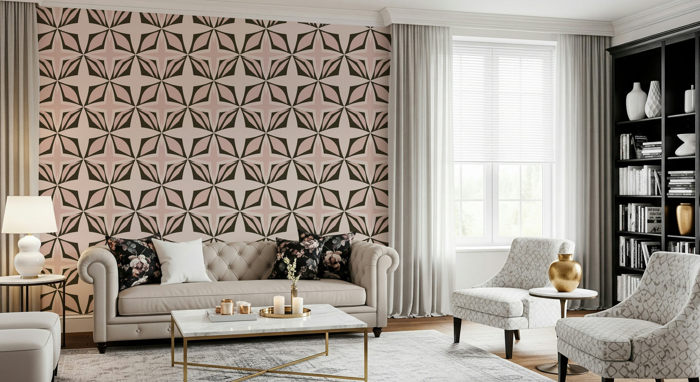 Dusty Rose Design Wallpaper⁠