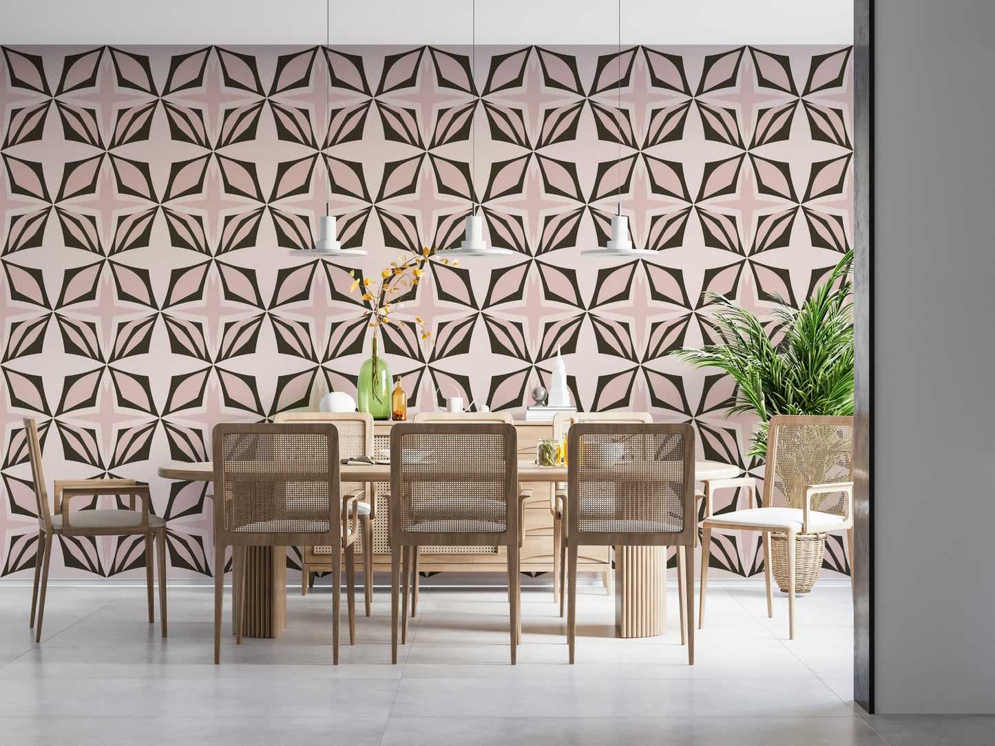 Dusty Rose Design Wallpaper⁠