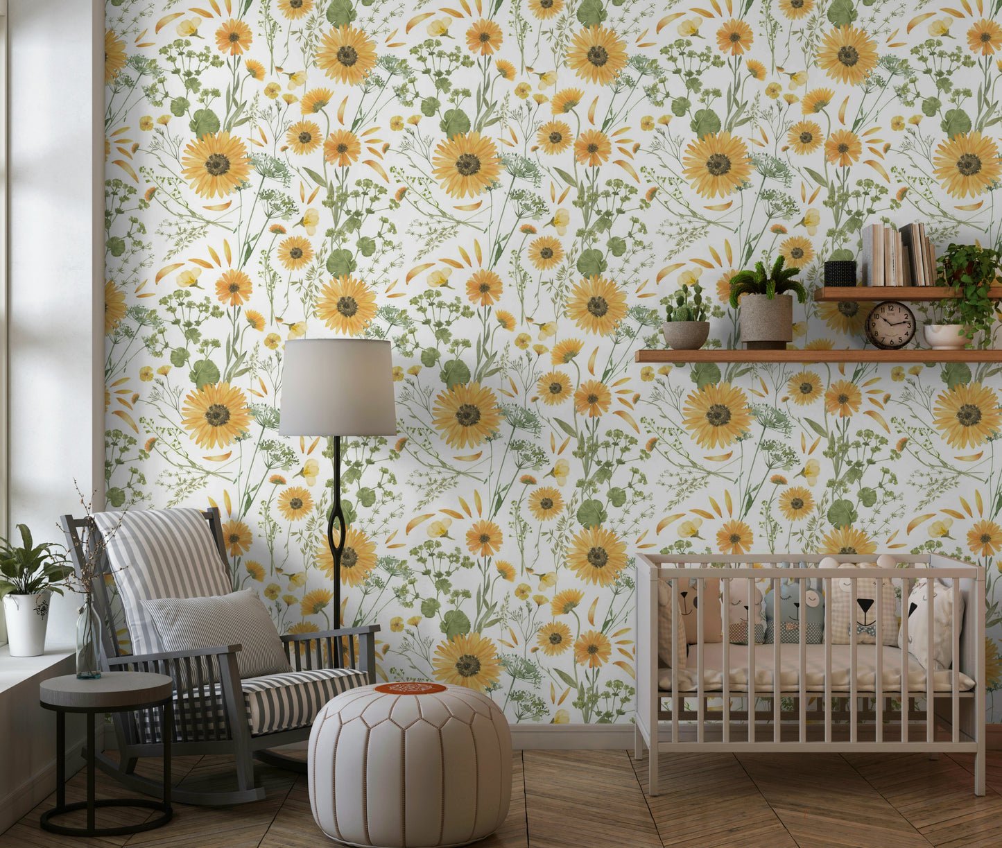 Watercolor Wildflower Dream Wallpaper⁠