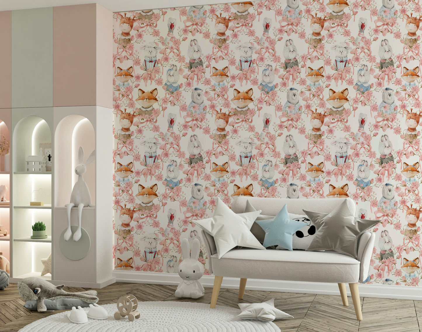 Floral Friends Wallpaper⁠