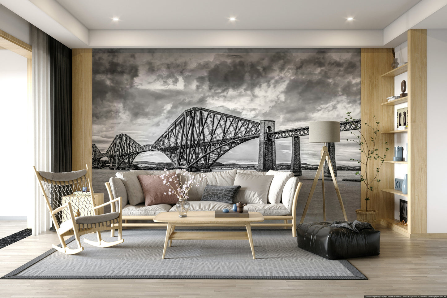 Forth Bridge Majesty Wall Mural