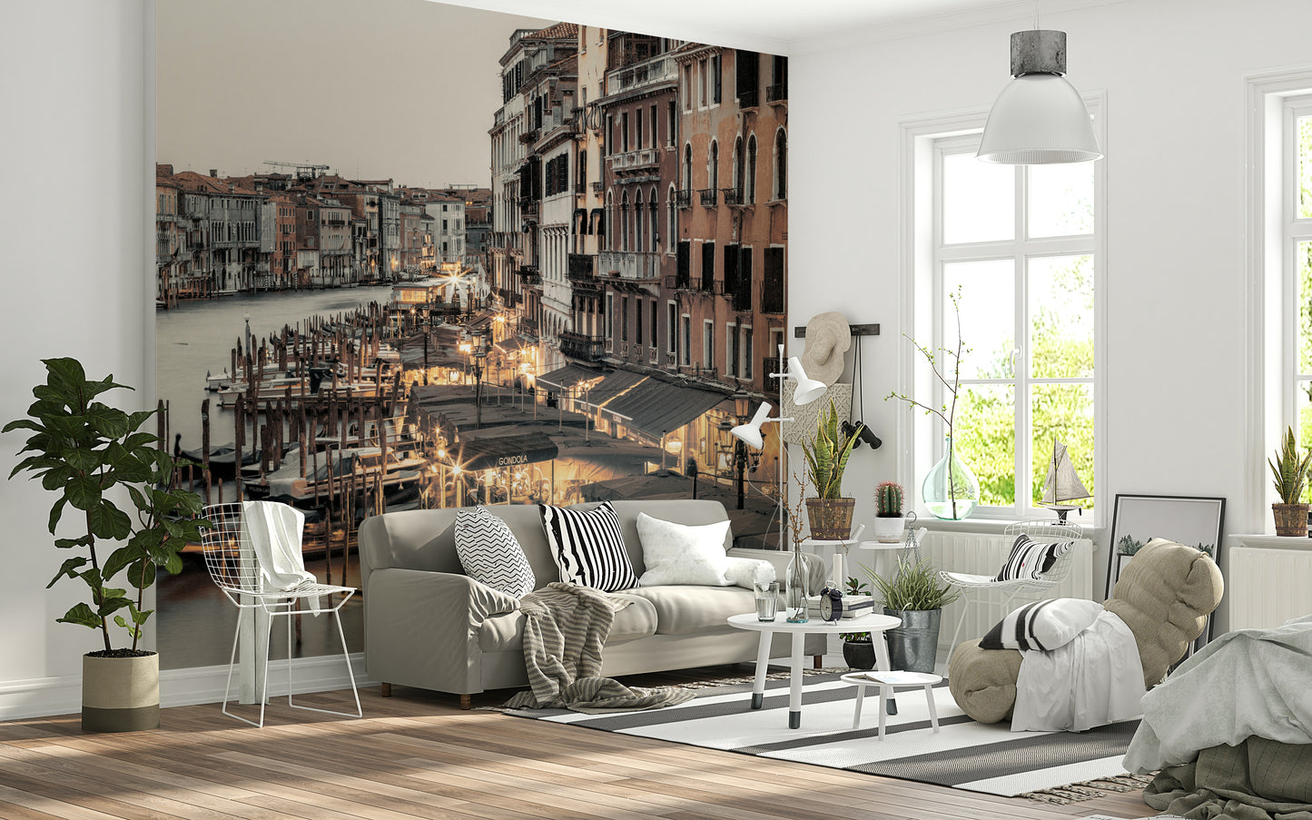 Venetian Canal Evening Wall Mural