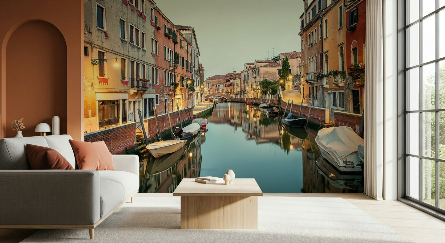 Venetian Canal Dreams Wall Mural