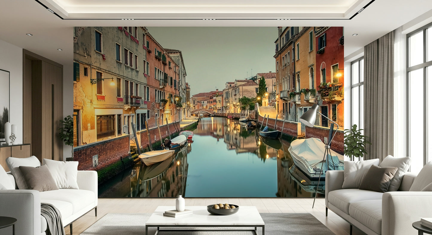 Venetian Canal Dreams Wall Mural