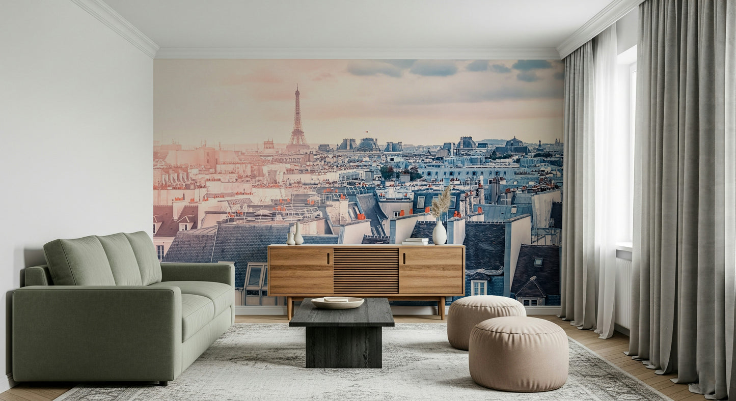 Parisian Sunrise Wall Mural