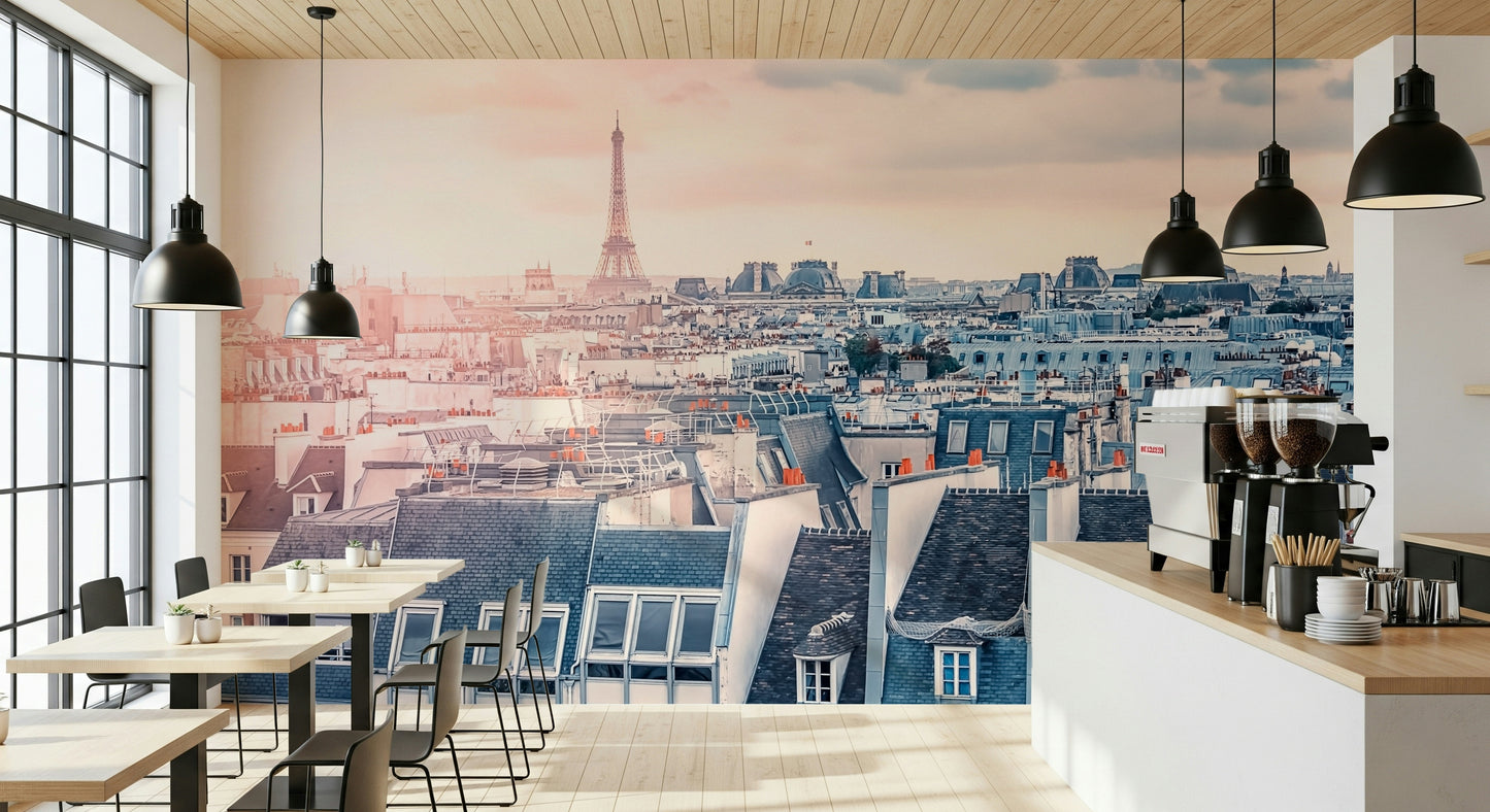 Parisian Sunrise Wall Mural