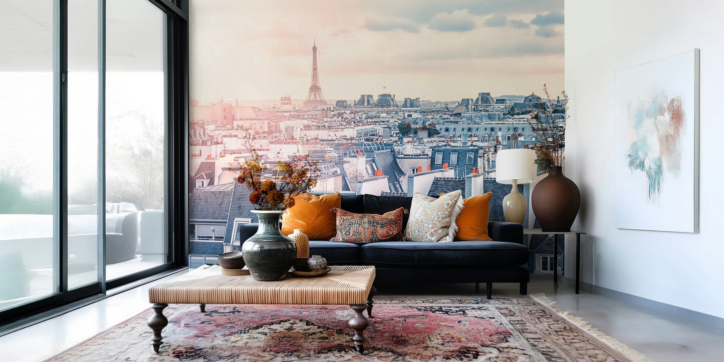 Parisian Sunrise Wall Mural