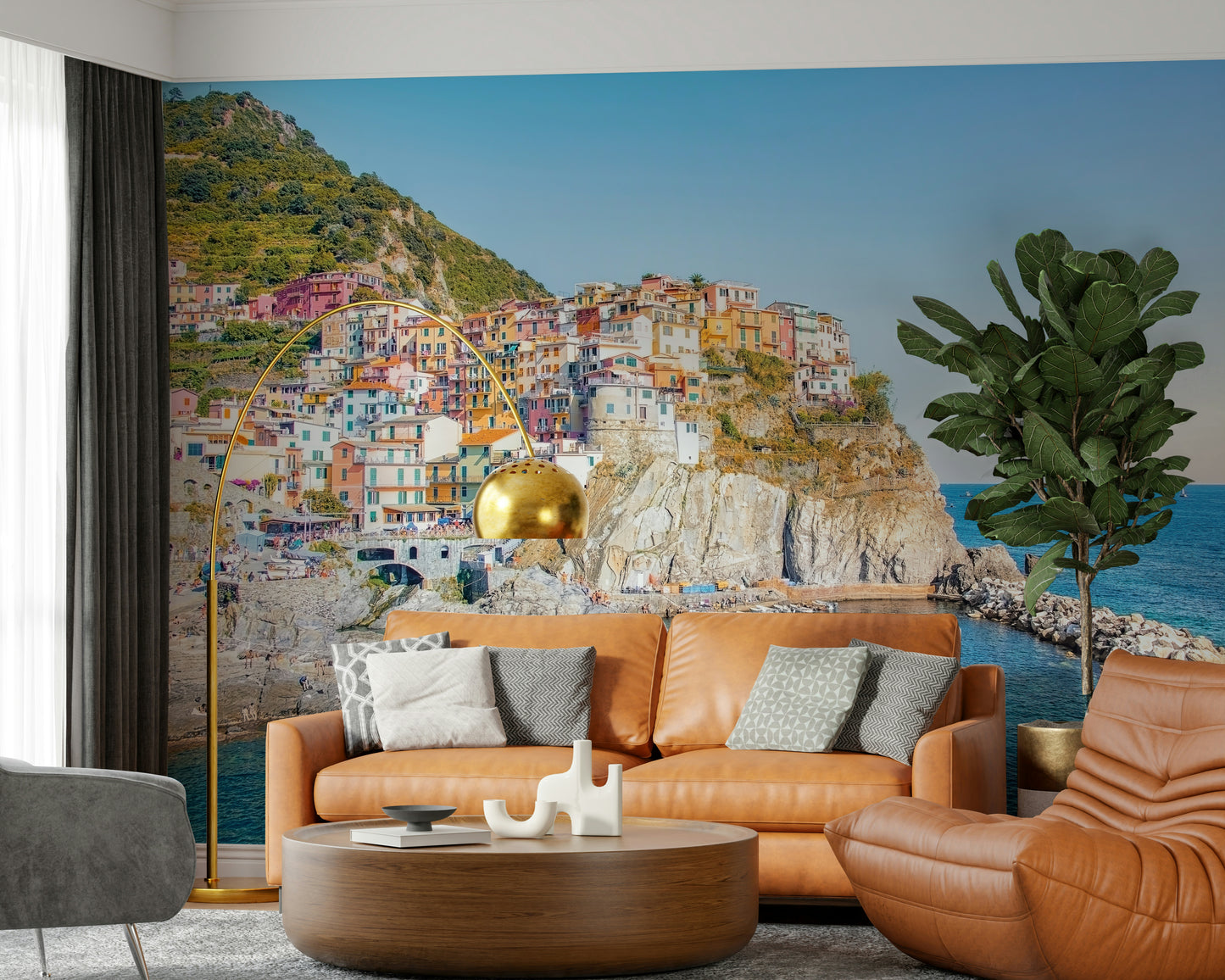 Cinque Terre Coast Wall Mural