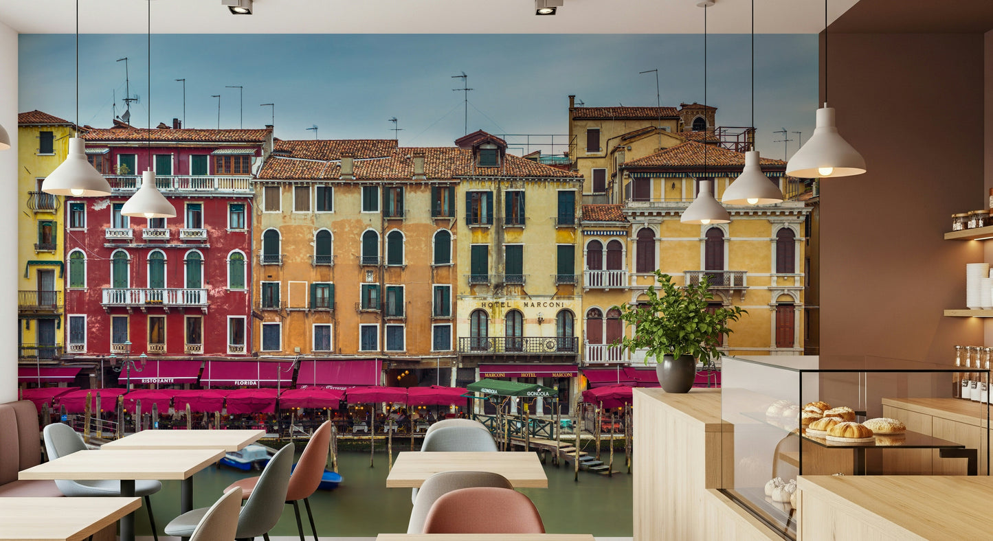 Colorful Venice Facades Wall Mural