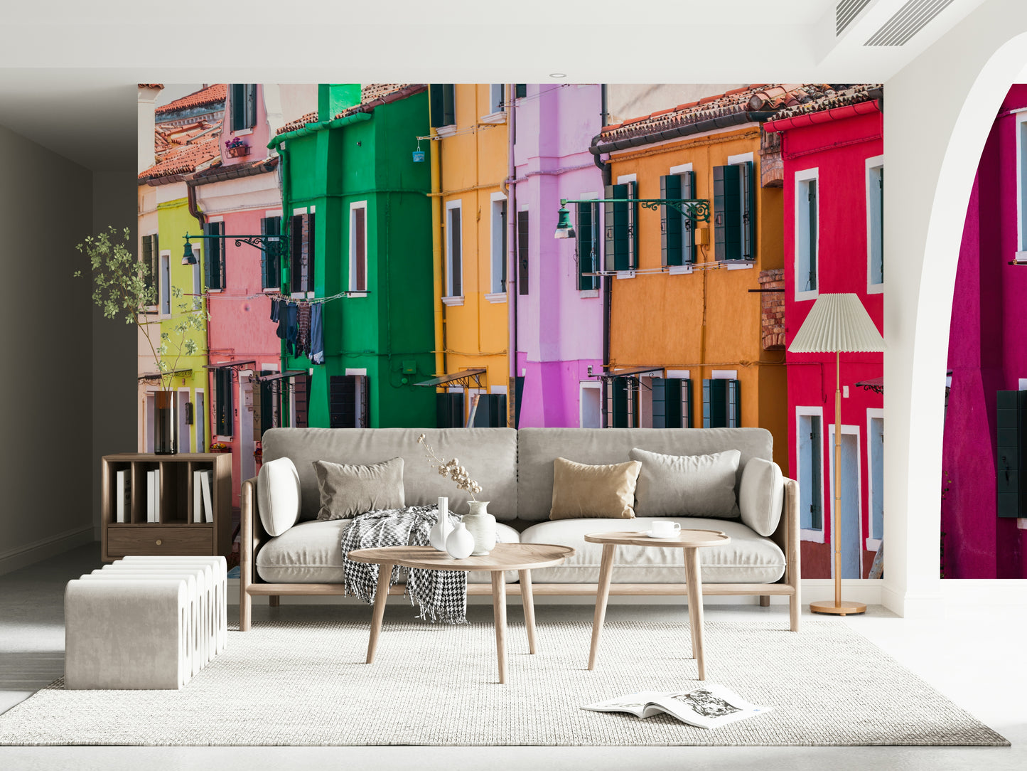 Burano Colors Wall Mural