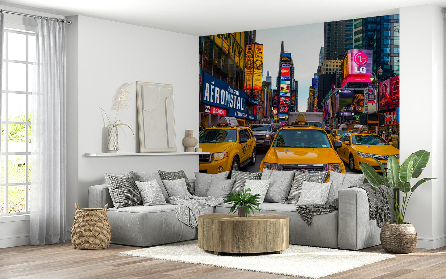 Times Square Rush Wall Mural