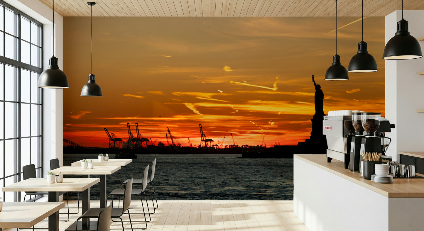 Liberty Sunset Wall Mural