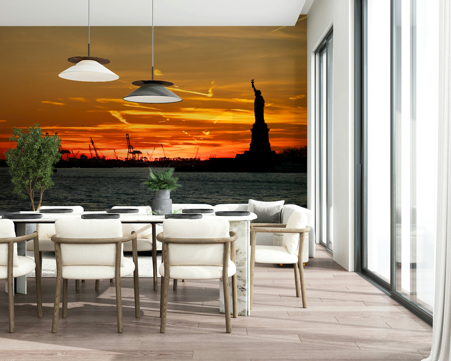 Liberty Sunset Wall Mural