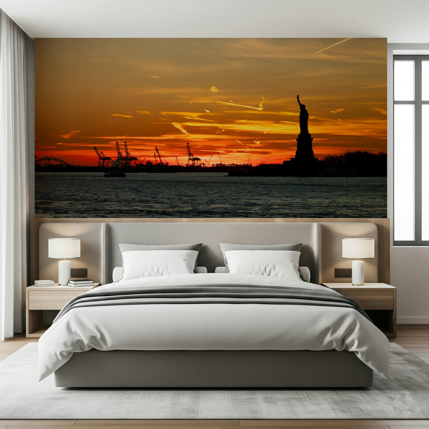 Liberty Sunset Wall Mural