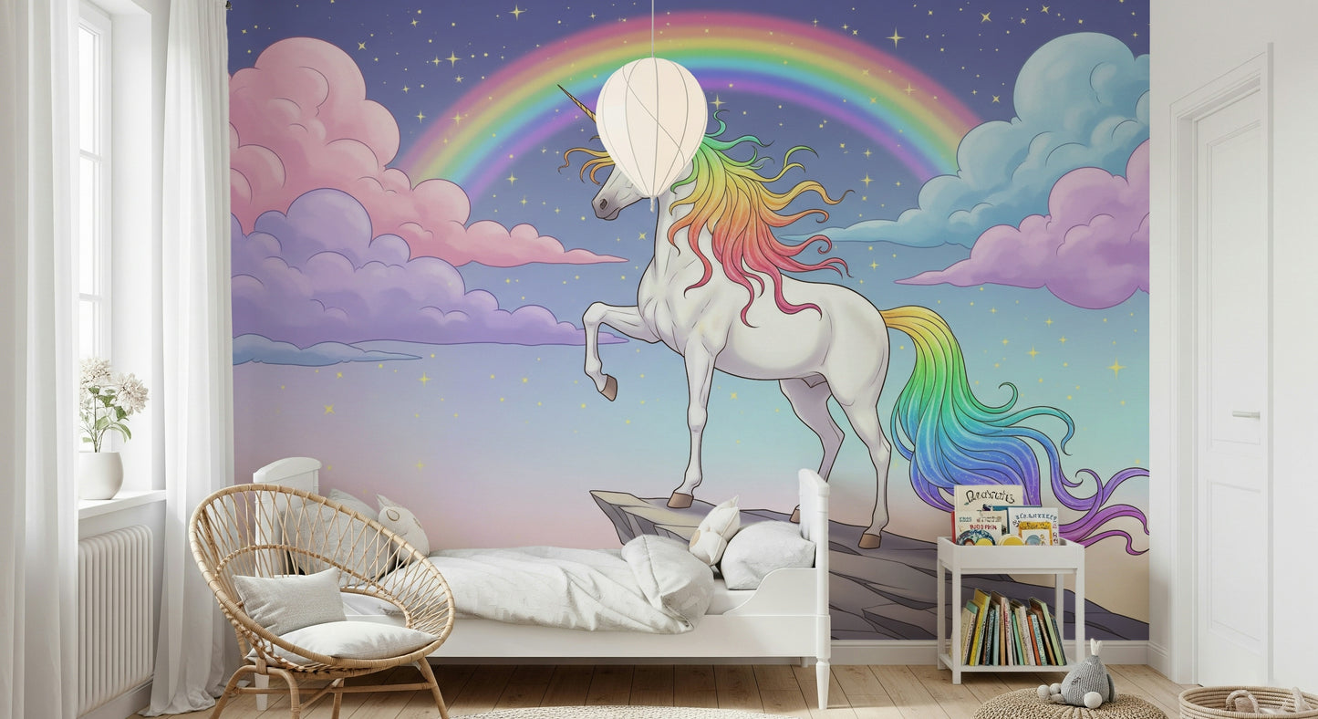 Rainbow Majesty Wall Mural