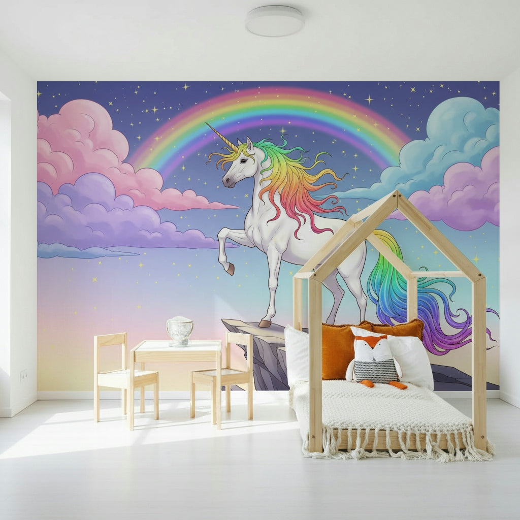 Rainbow Majesty Wall Mural