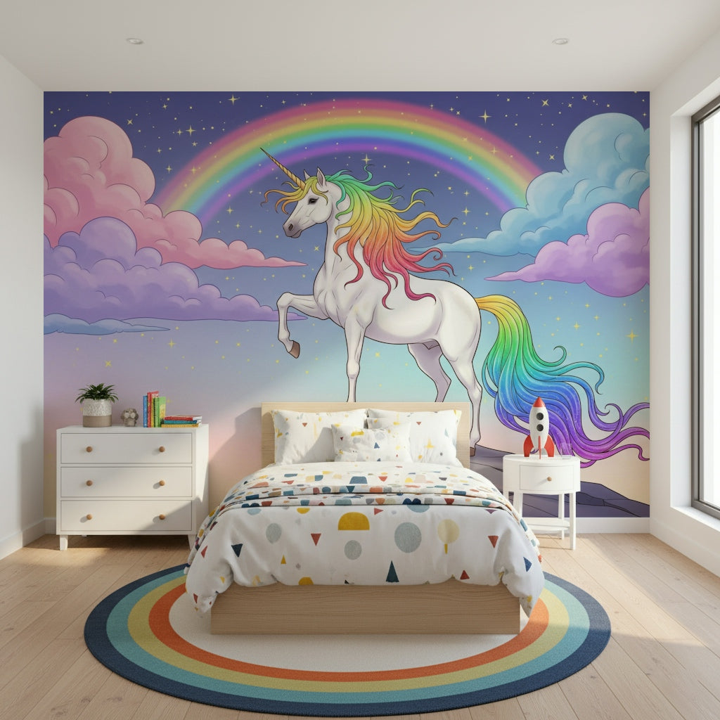 Rainbow Majesty Wall Mural