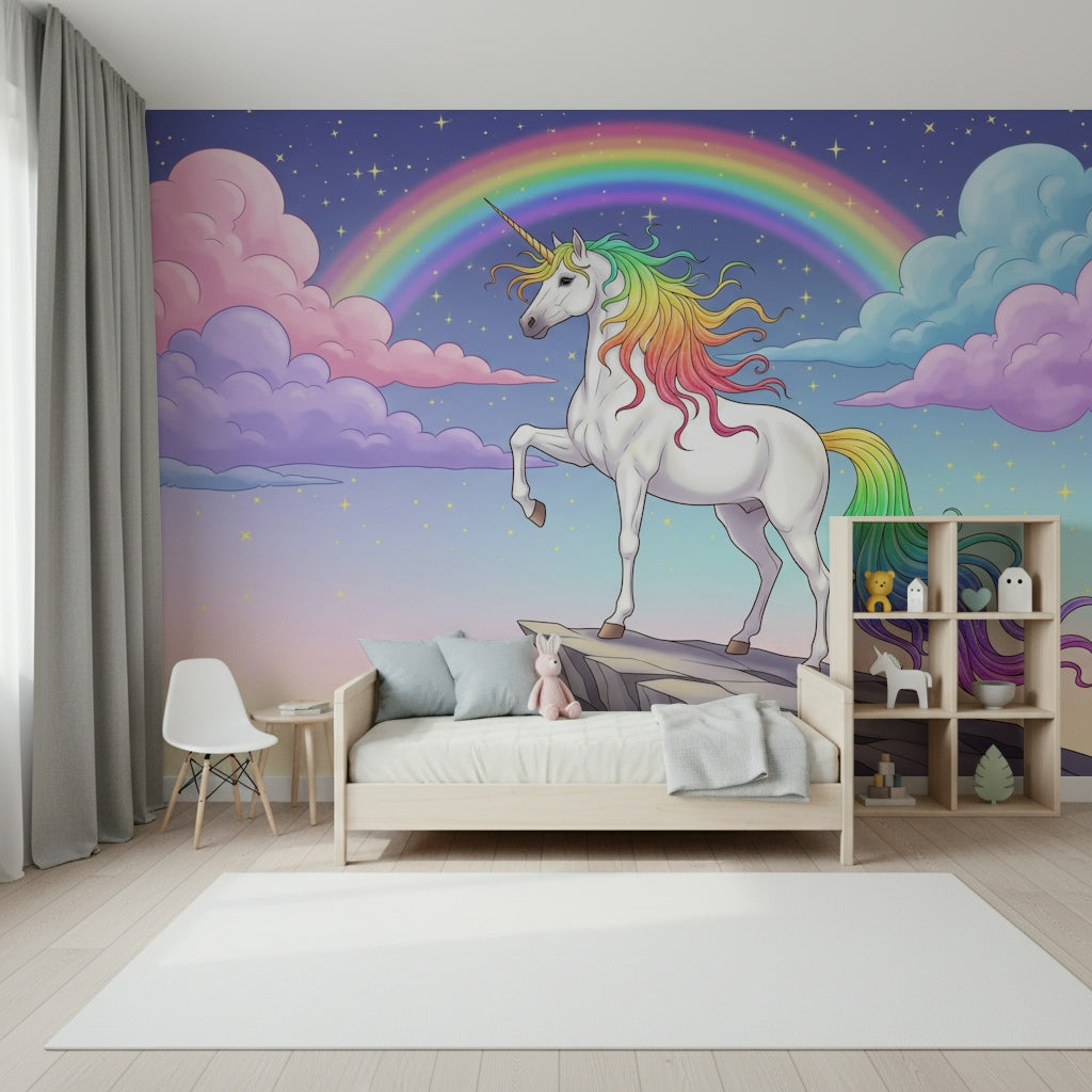 Rainbow Majesty Wall Mural