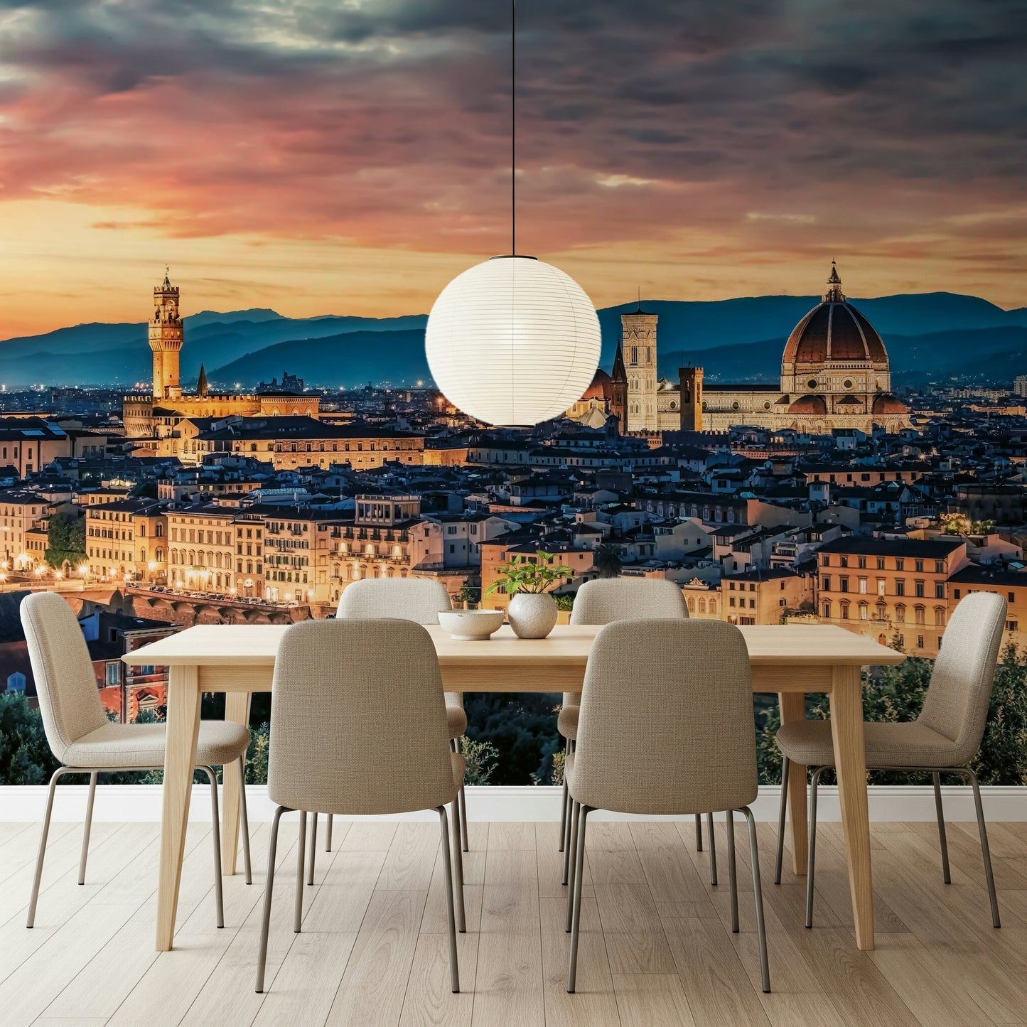 Florence Twilight Wall Mural
