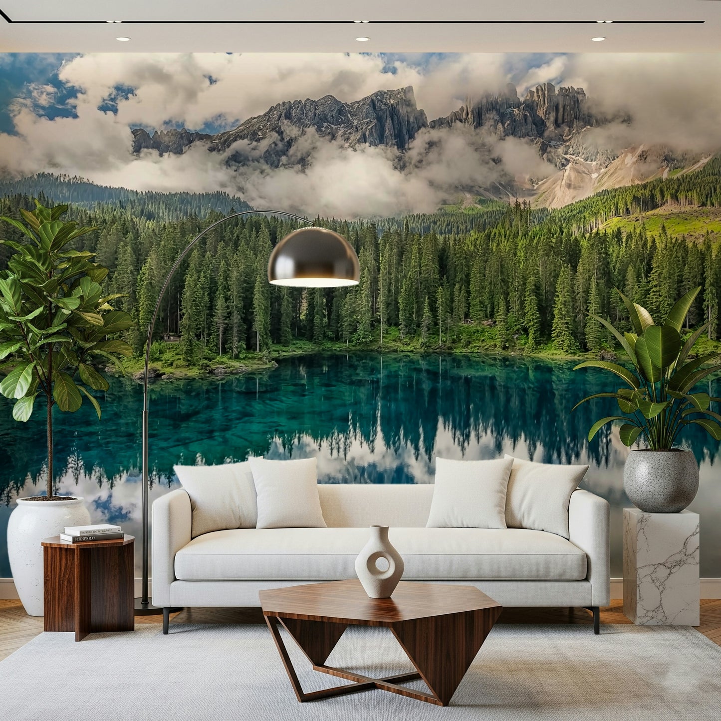 Turquoise Dreamscape Wall Mural