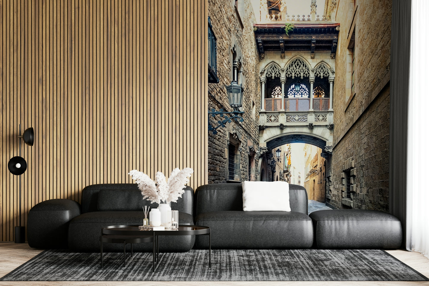 Gothic Quarter Archway Wall Mural