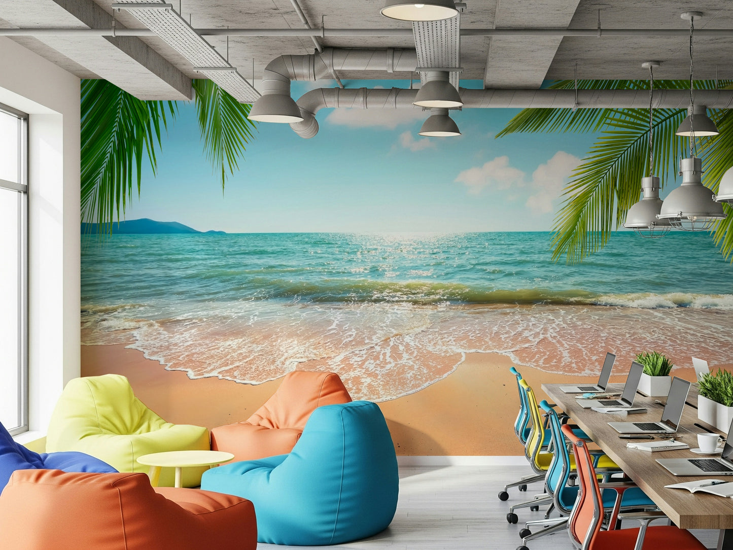 Beachside Bliss Wall Mural