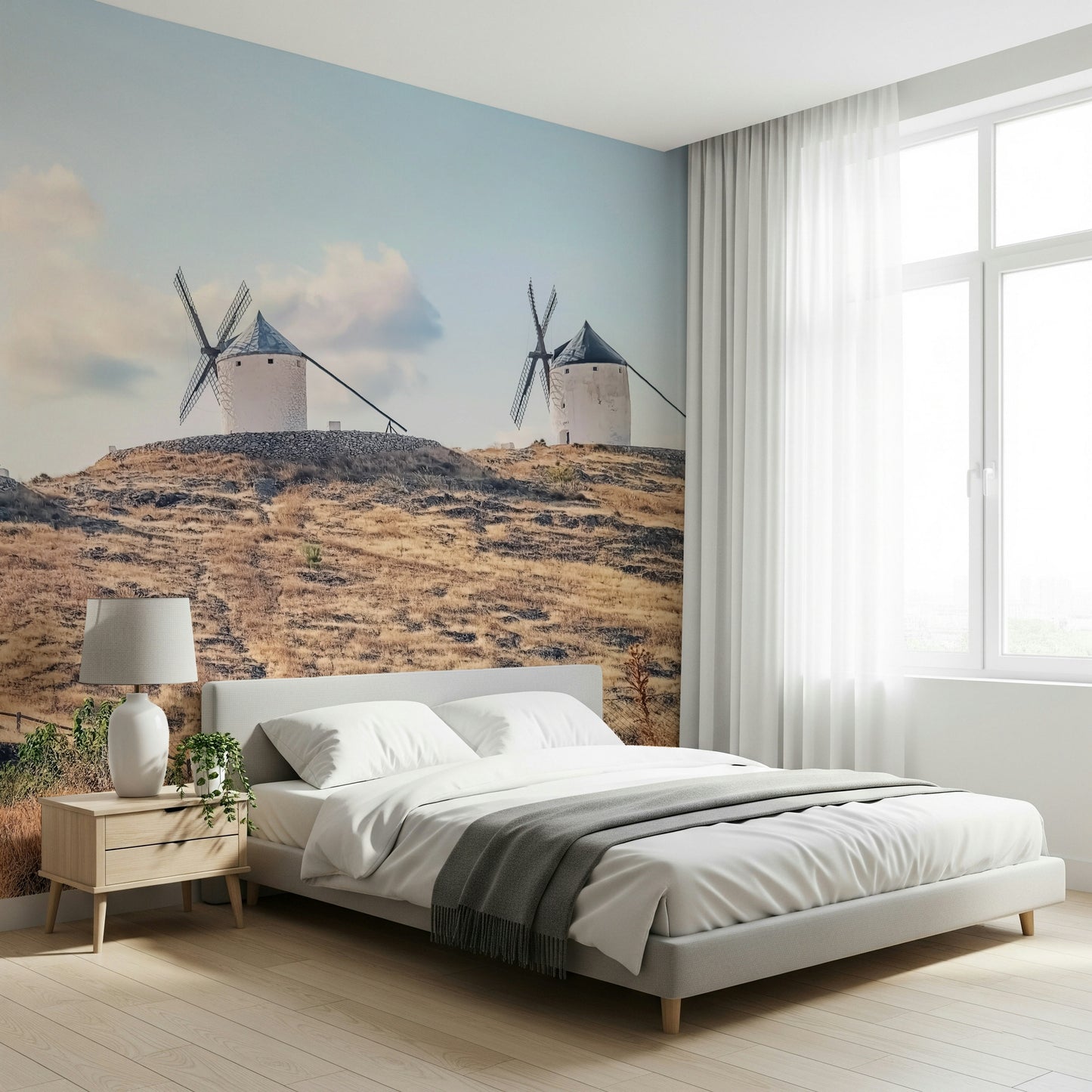 La Mancha Windmills Wall Mural