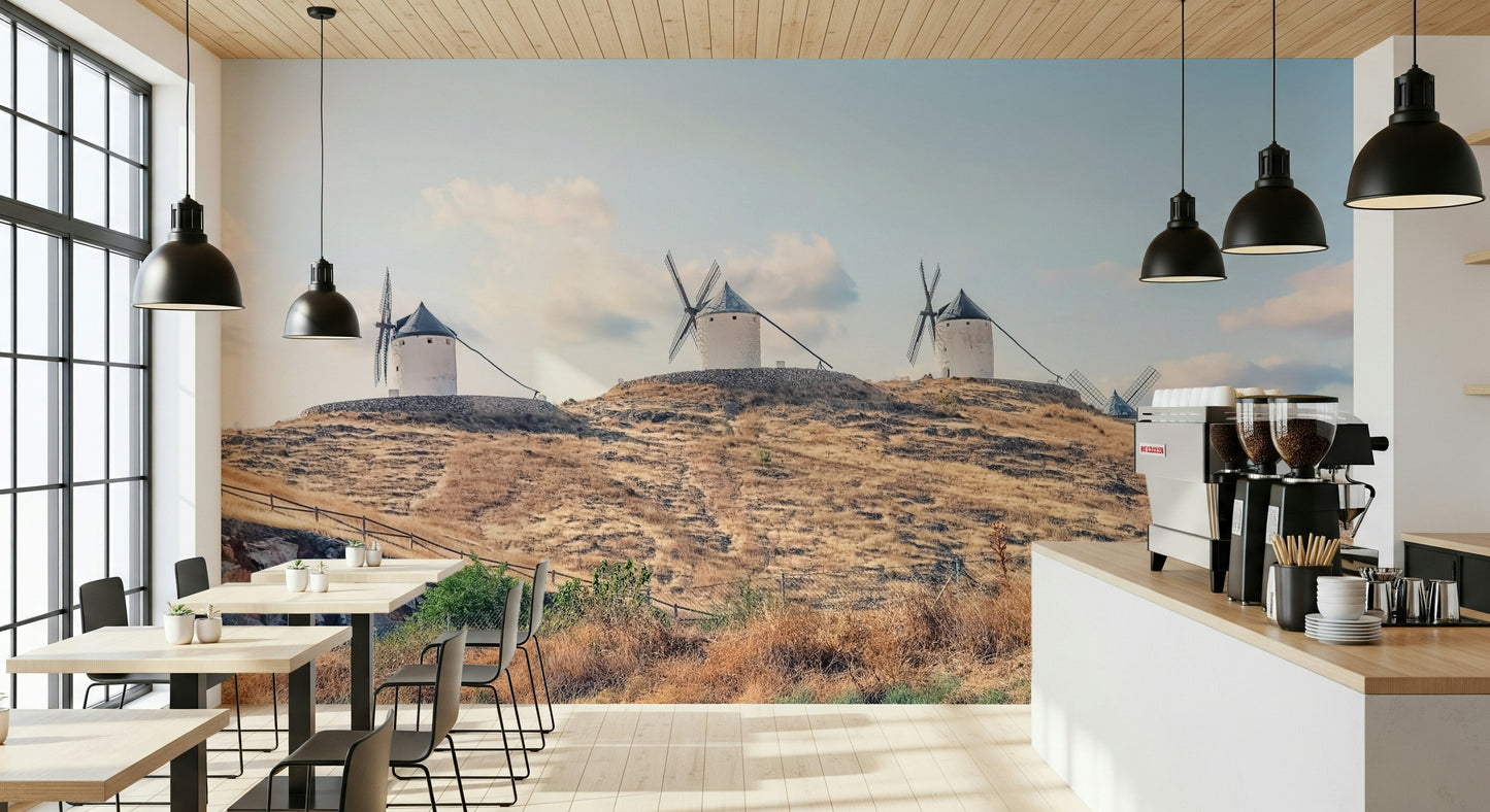 La Mancha Windmills Wall Mural