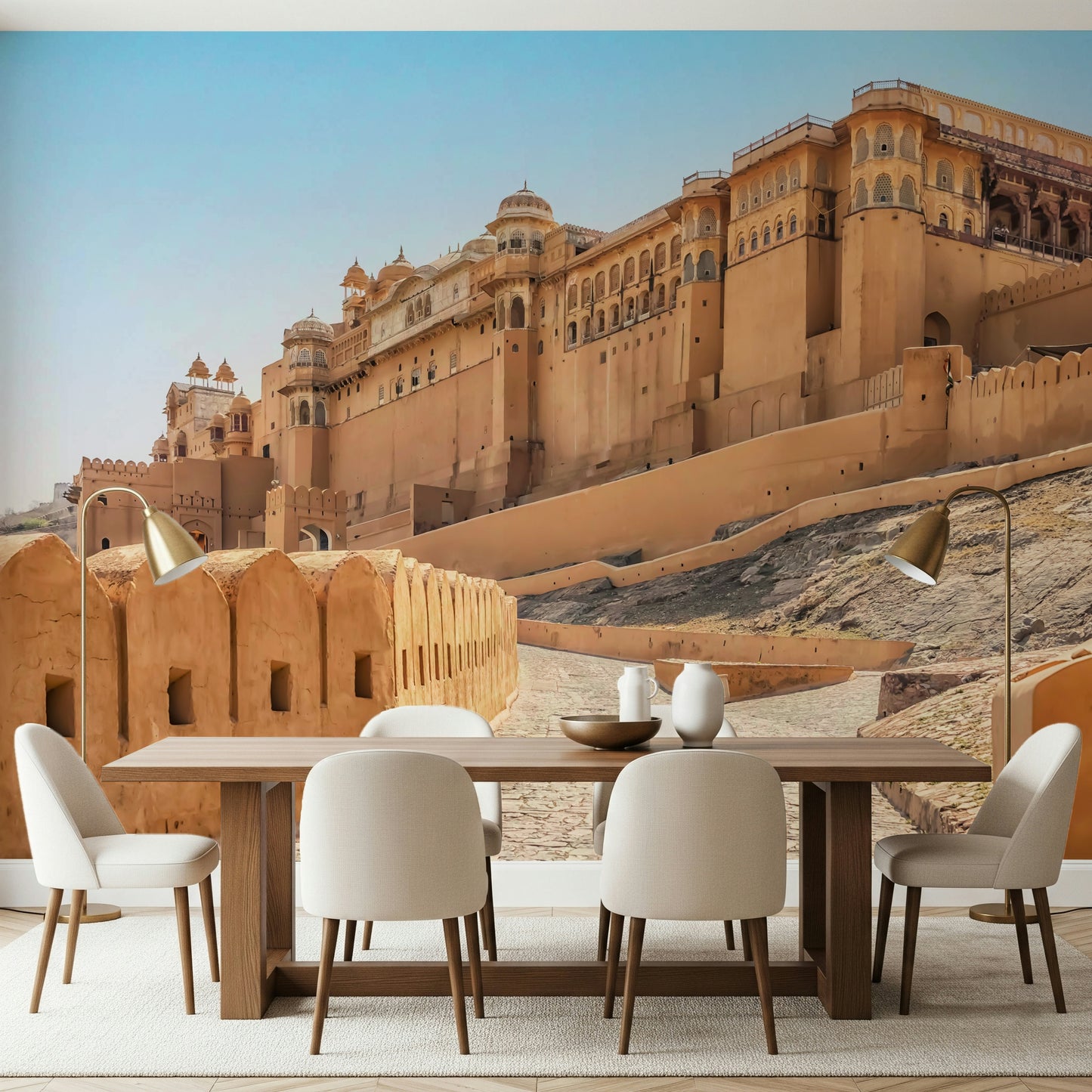 Amber Fort Grandeur Wall Mural