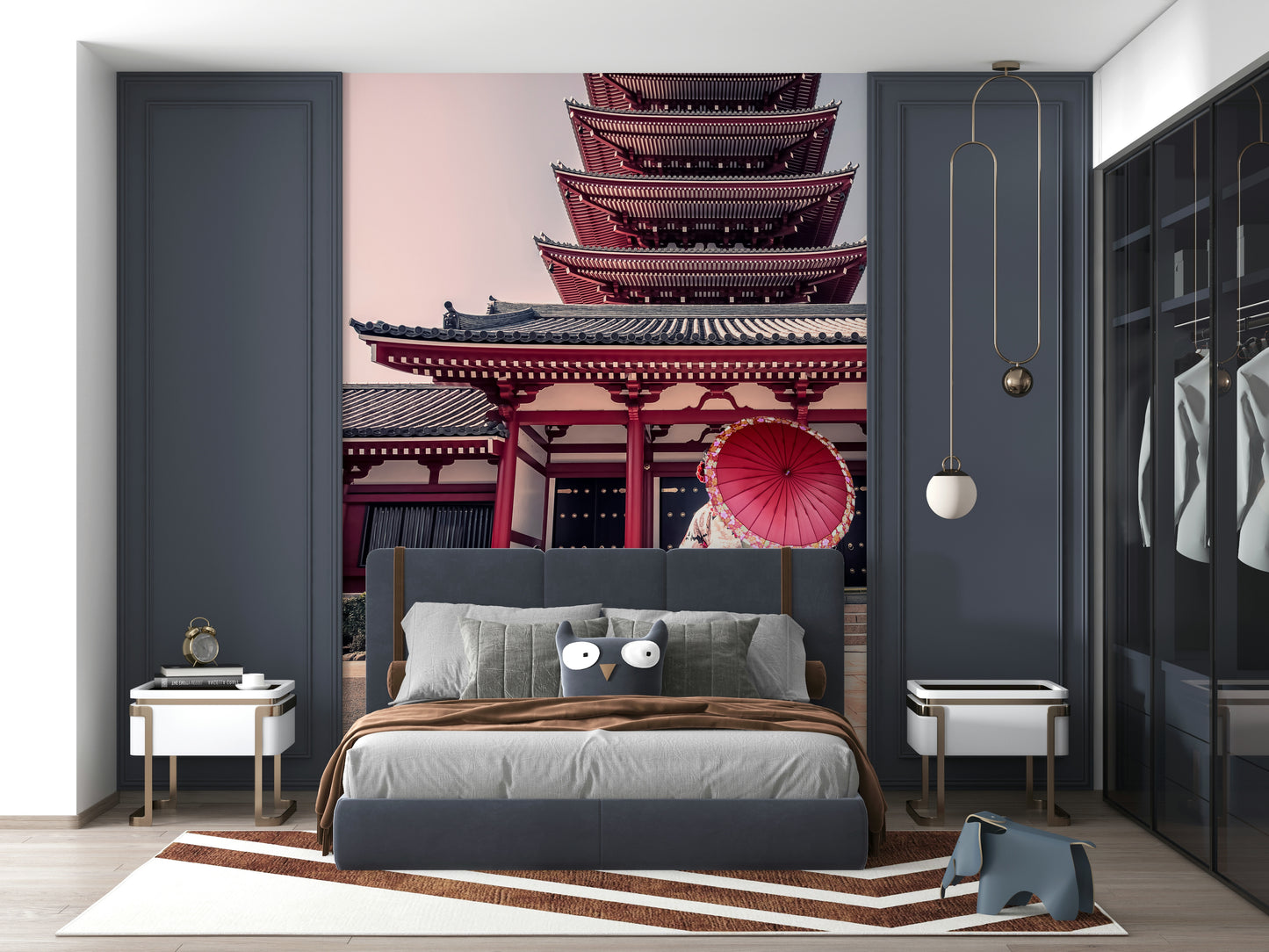 Zen Temple View Wall Mural