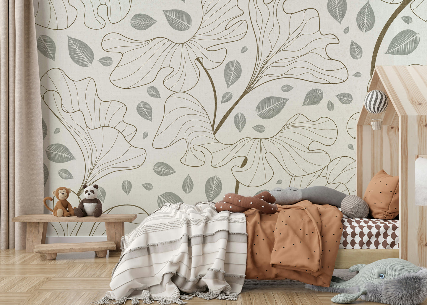 Timeless Ginkgo Garden Wall Mural