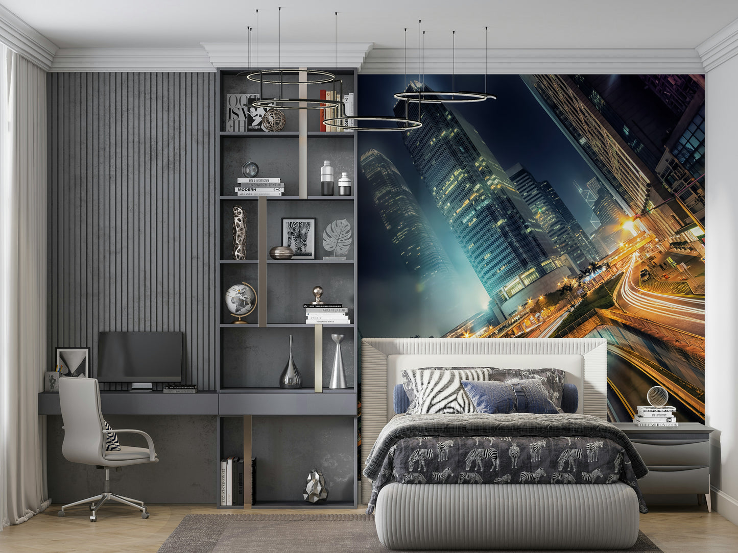 Skyline Velocity Wall Mural