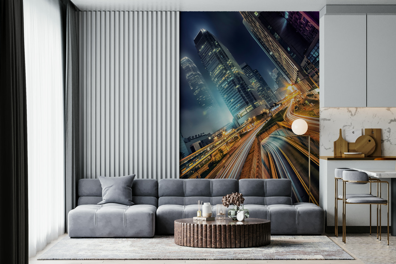 Skyline Velocity Wall Mural