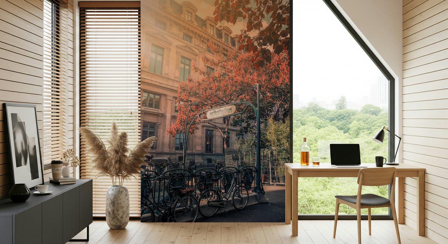 Parisian Metro Charm Wall Mural