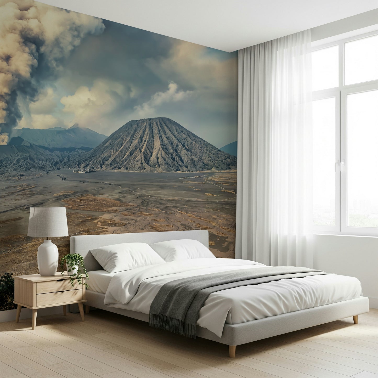 Mount Bromo Eruption Wall Mural