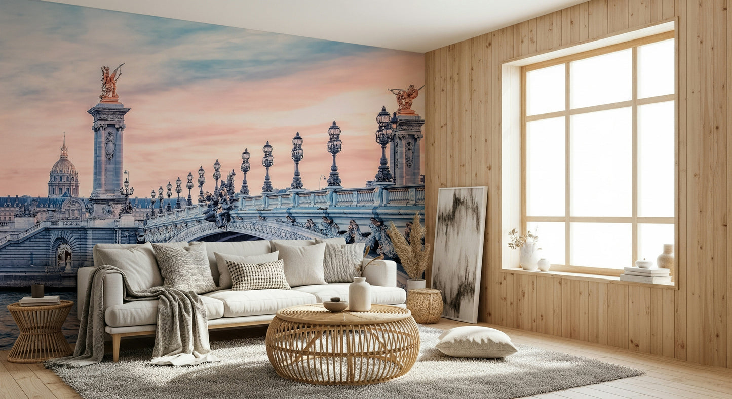 Parisian Bridge Dream Wall Mural