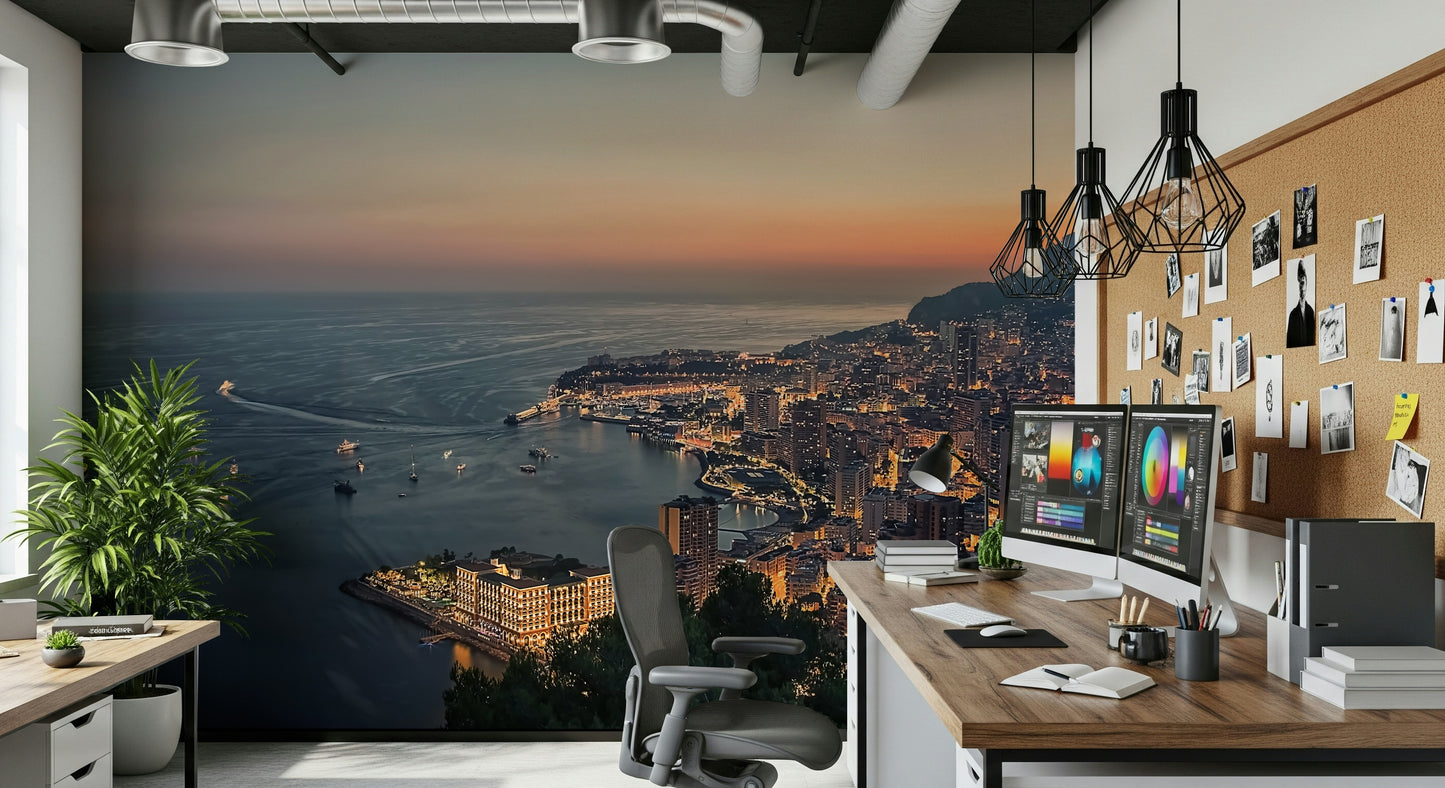 Monaco Nights Wall Mural