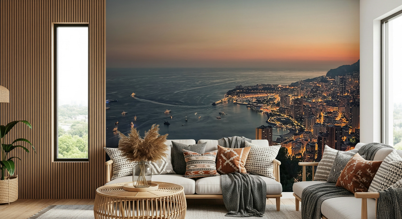 Monaco Nights Wall Mural