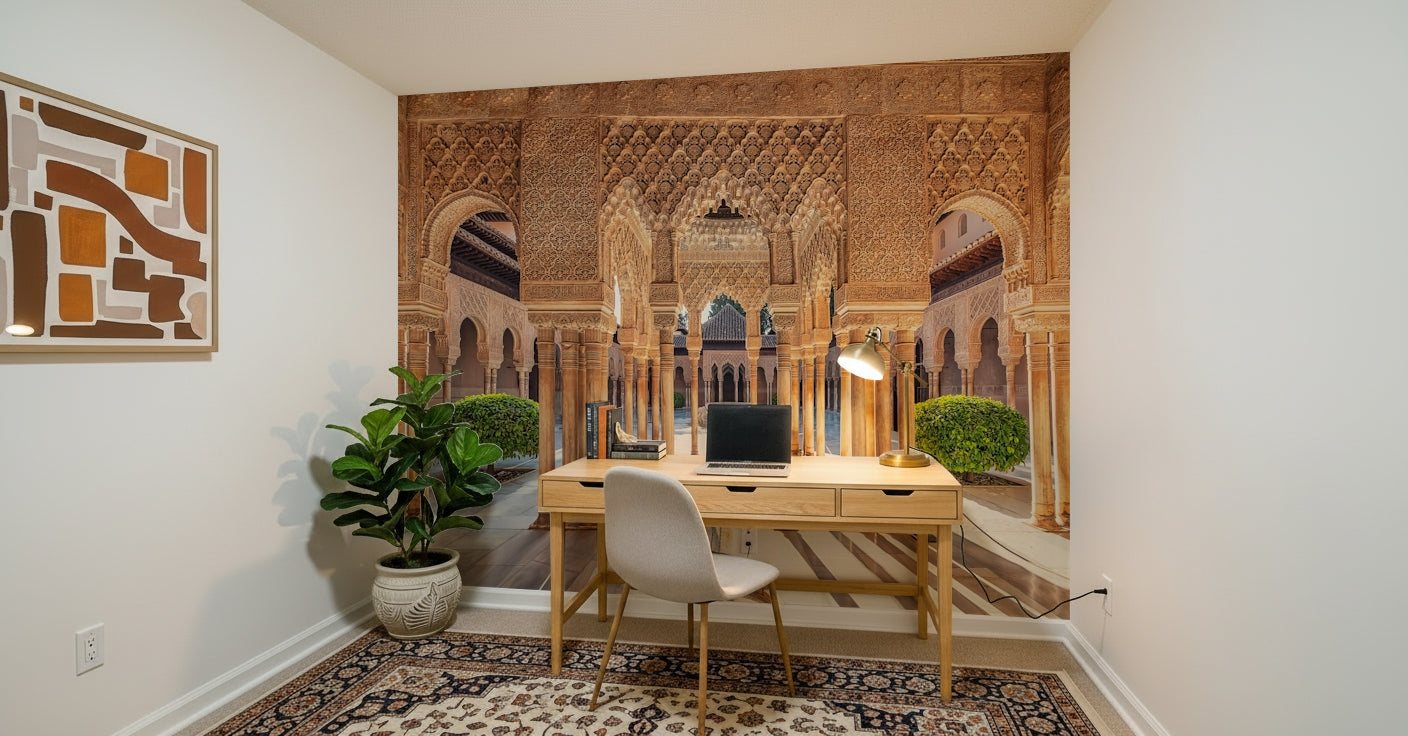 Andalusian Courtyard Wall Mural