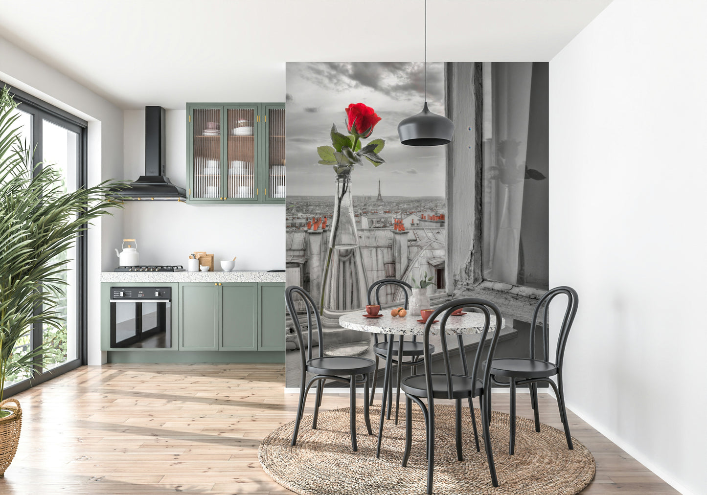 Parisian Romance Wall Mural