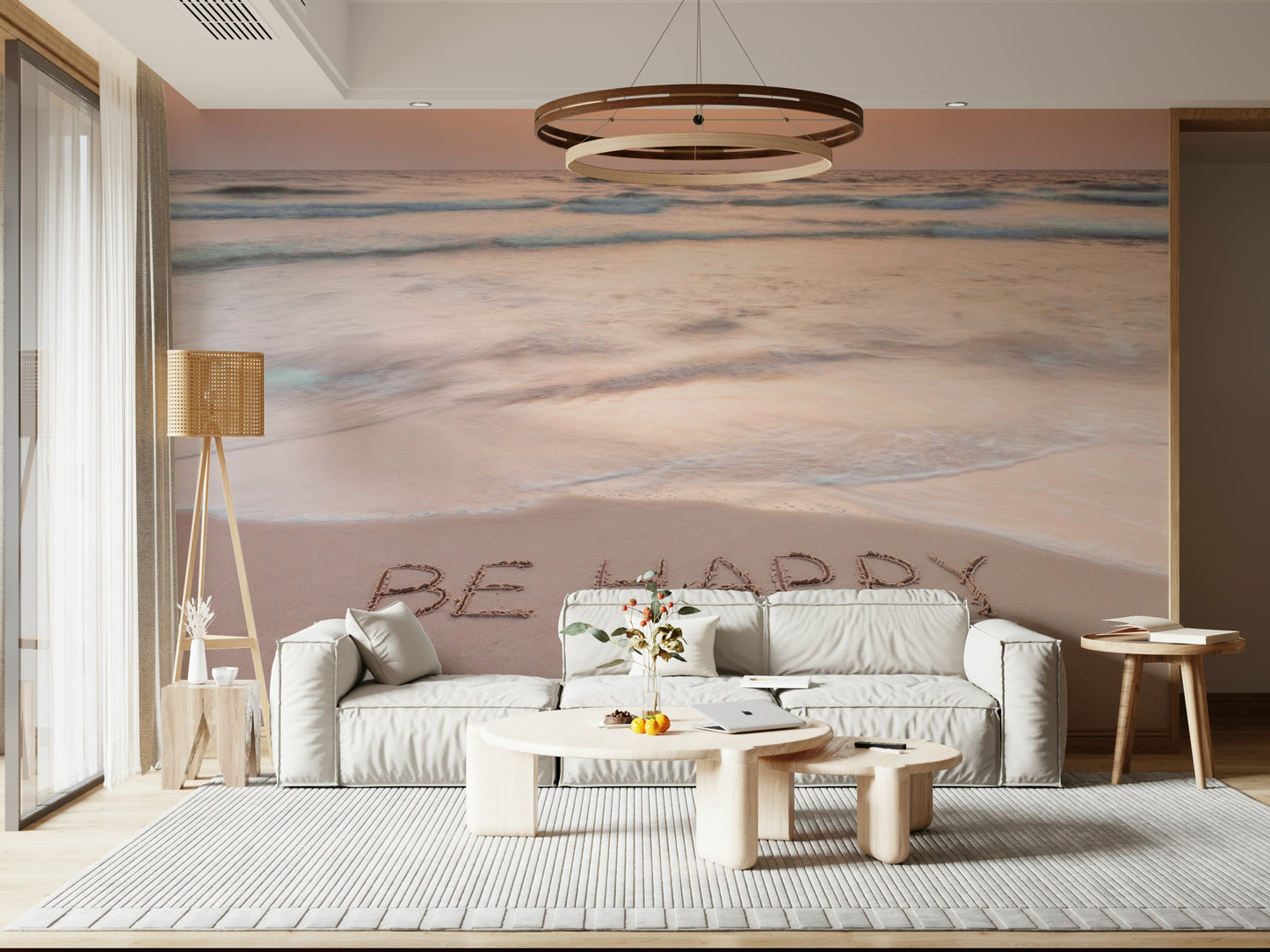 Coastal Affirmation Wall Mural