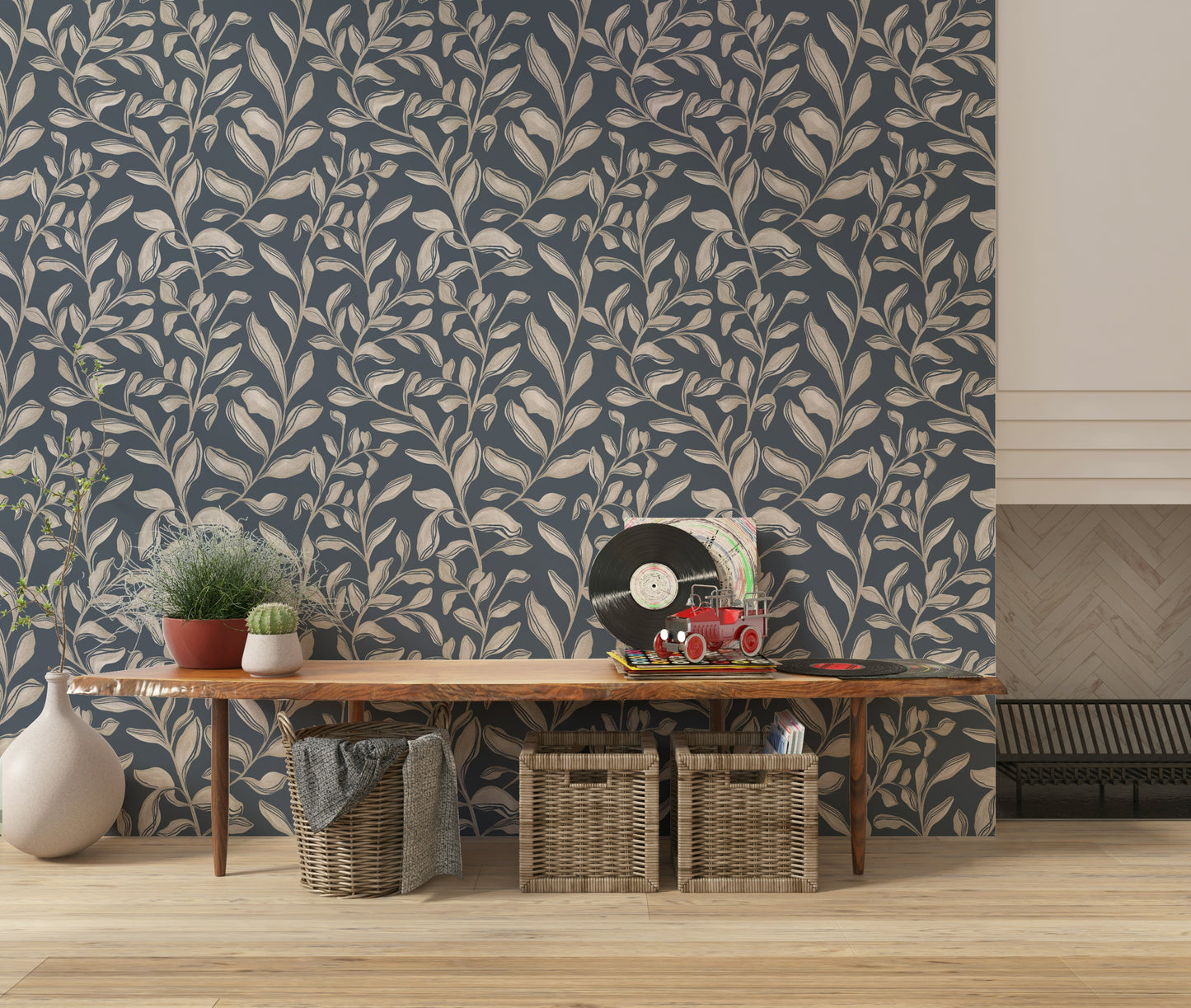 Ethereal Leaves Wallpaper⁠