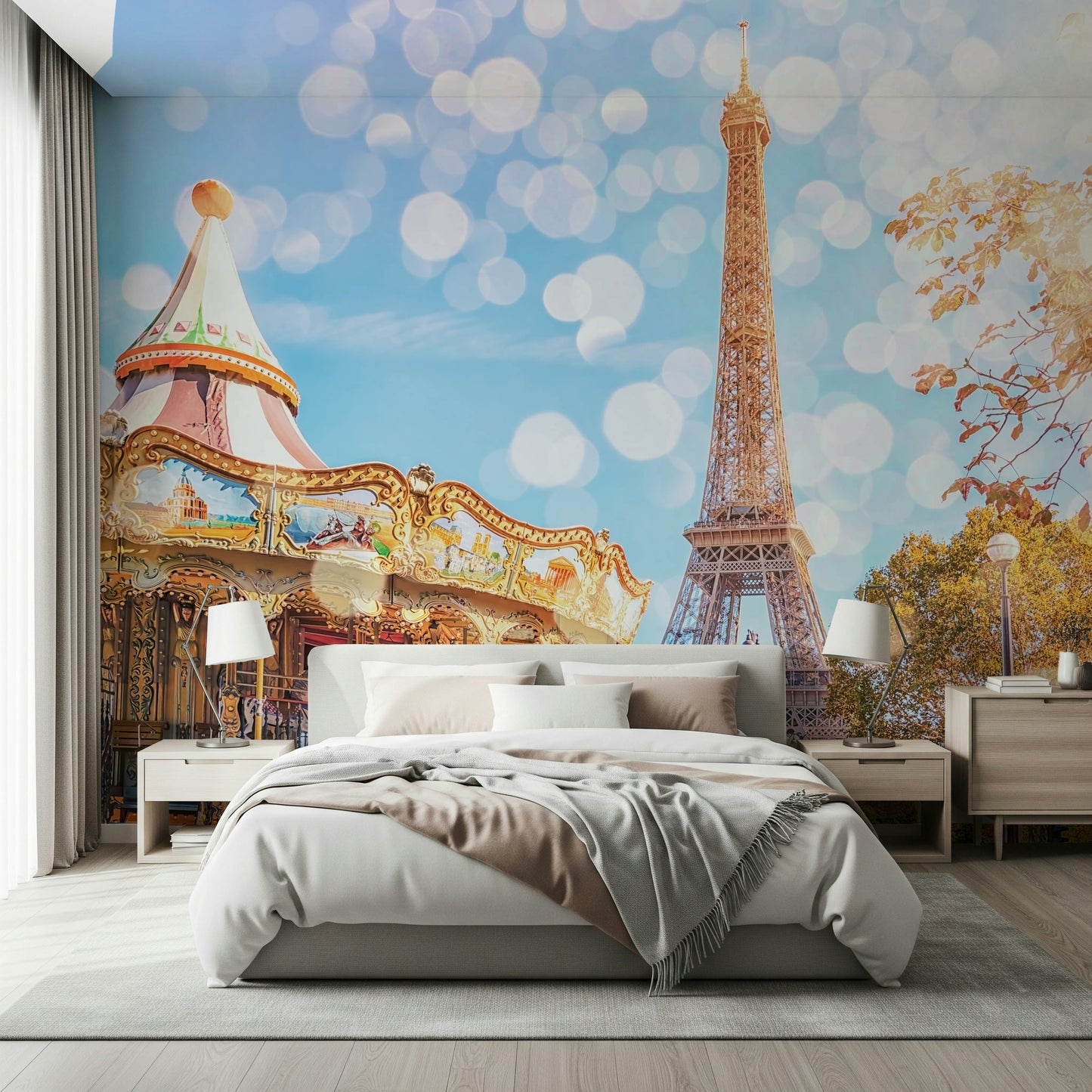 Parisian Carousel Dream Wall Mural