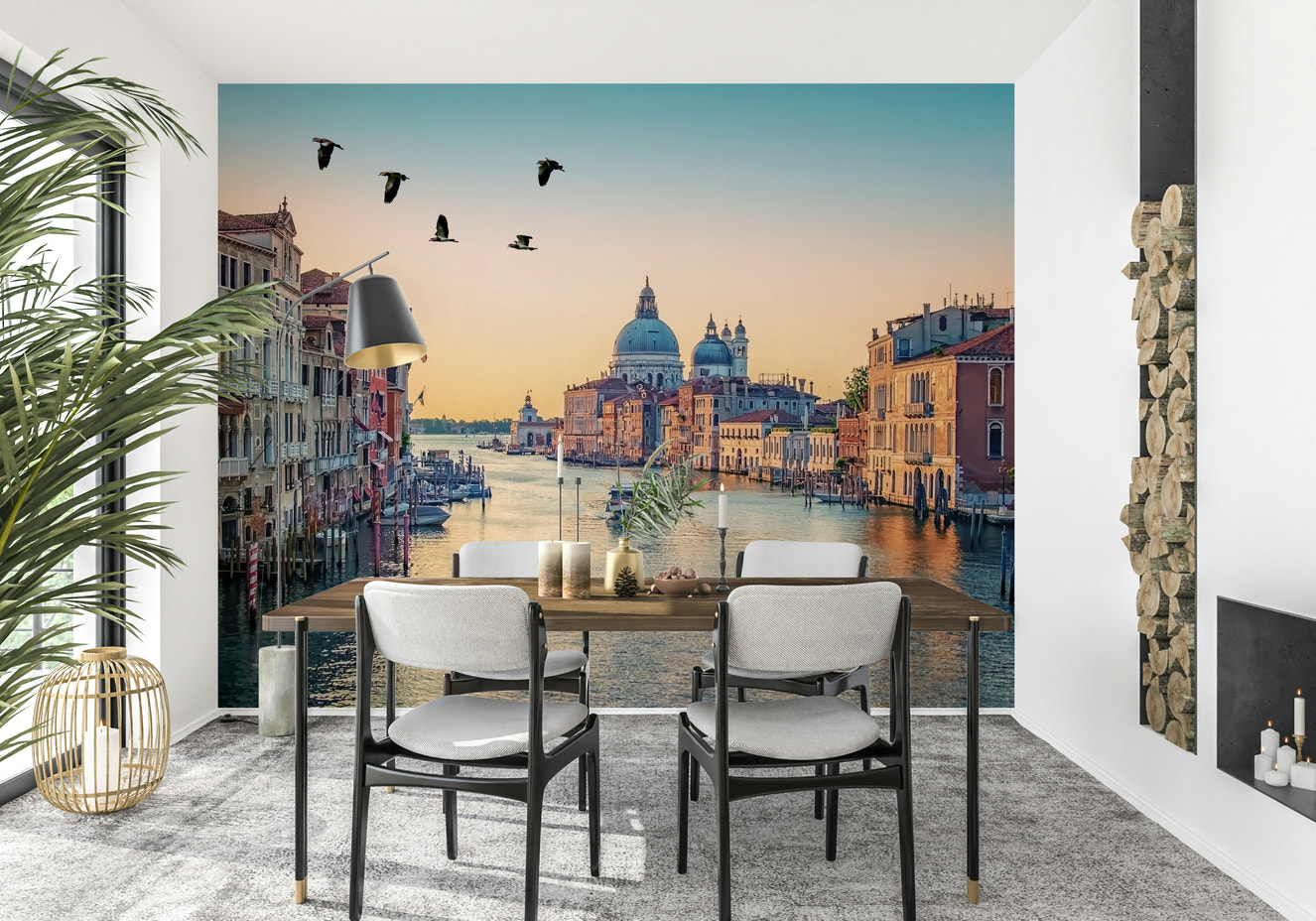 Venetian Canal Dream Wall Mural