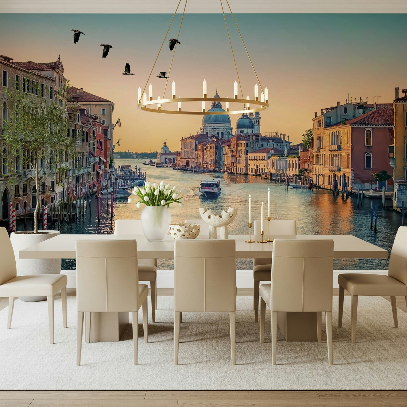 Venetian Canal Dream Wall Mural