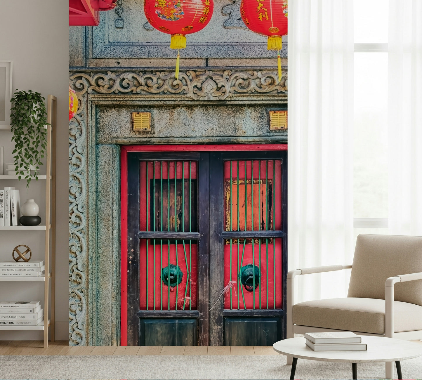 Lantern Entrance Wall Mural