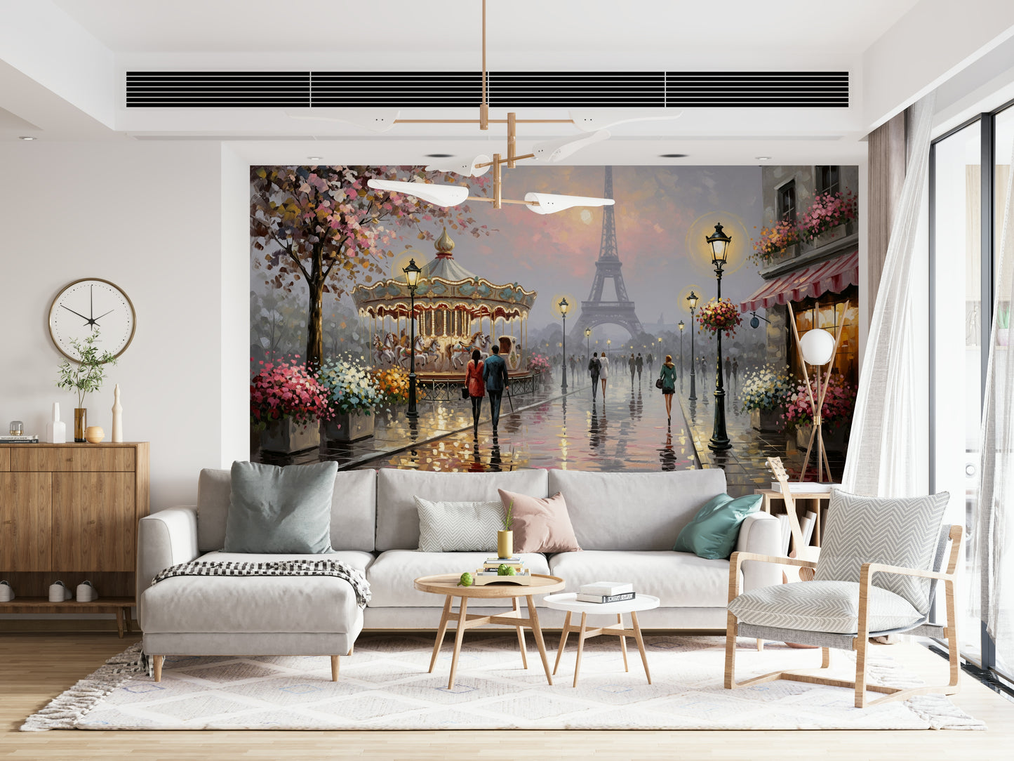 Paris Romance Wall Mural
