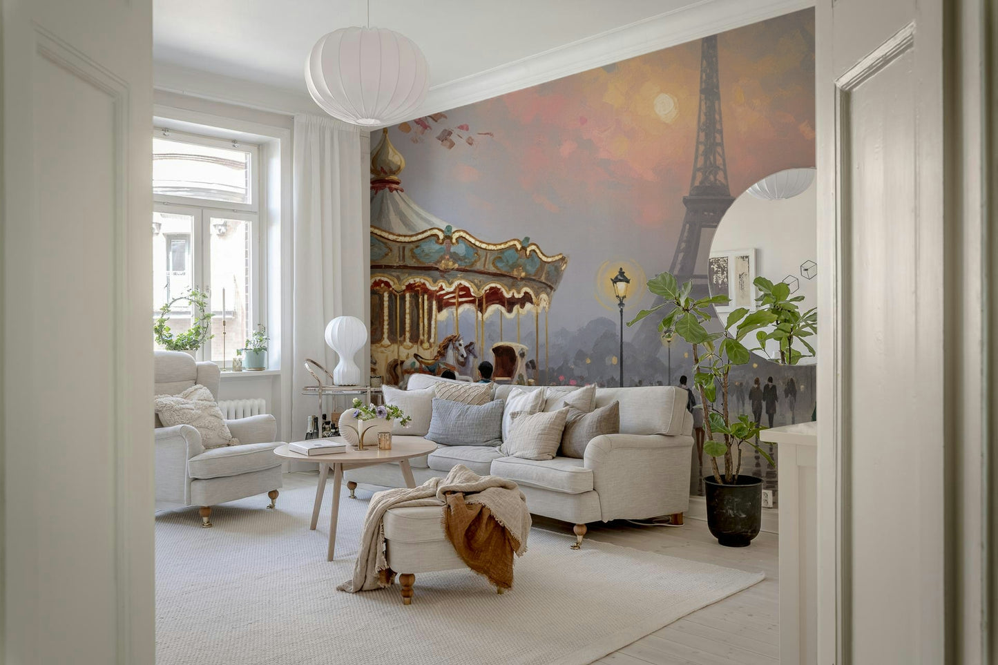 Paris Romance Wall Mural
